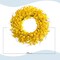 22inch Artificial Forsythia Flower Wreaths Spring Summer Fall Wreath Silk Leaves Wreath for Front Door Wreaths Porch Farmhouse Patio Garden Home Decor (yellow)